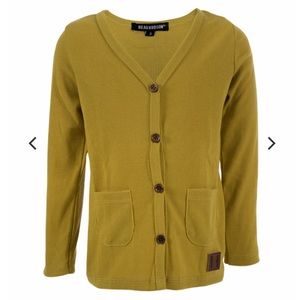 Kids mustard cardigan